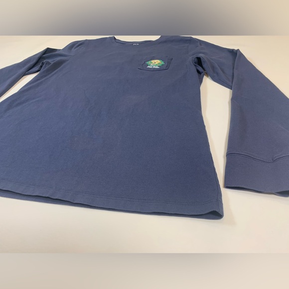 Vineyard Vines Happy Holidays yellow lab Christmas longsleeve tshirt, small (J) - Picture 7 of 8